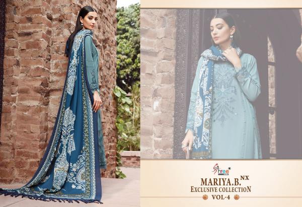 Shree Mariya B Exclusive Collection Vol 4 Nx Chiffon Dupatta Pakistani Suits